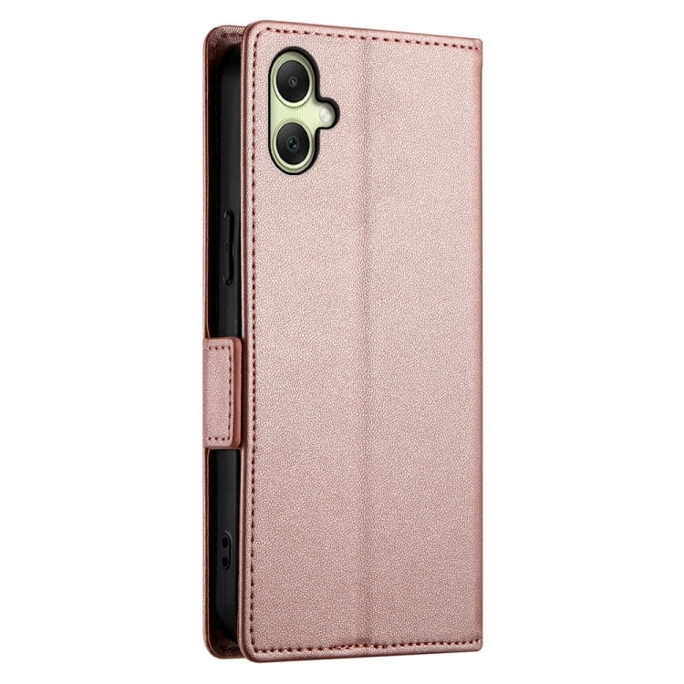 For Samsung Galaxy A06 4G / 5G / A07 4G Side Buckle Magnetic Frosted Leather Phone Case