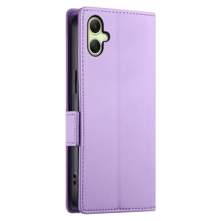 For Samsung Galaxy A06 4G / 5G / A07 4G Side Buckle Magnetic Frosted Leather Phone Case