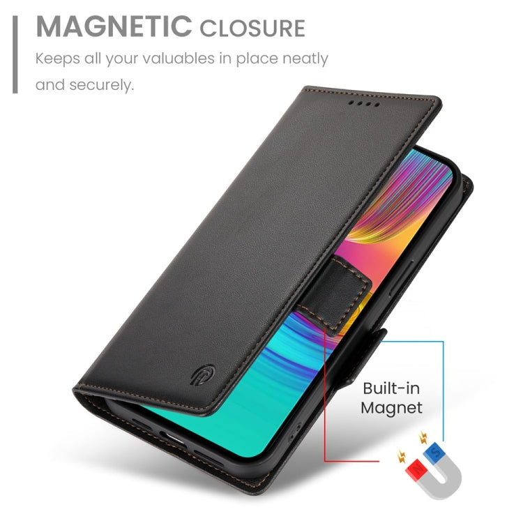 For Samsung Galaxy A16 5G Side Buckle Magnetic Frosted Leather Phone Case