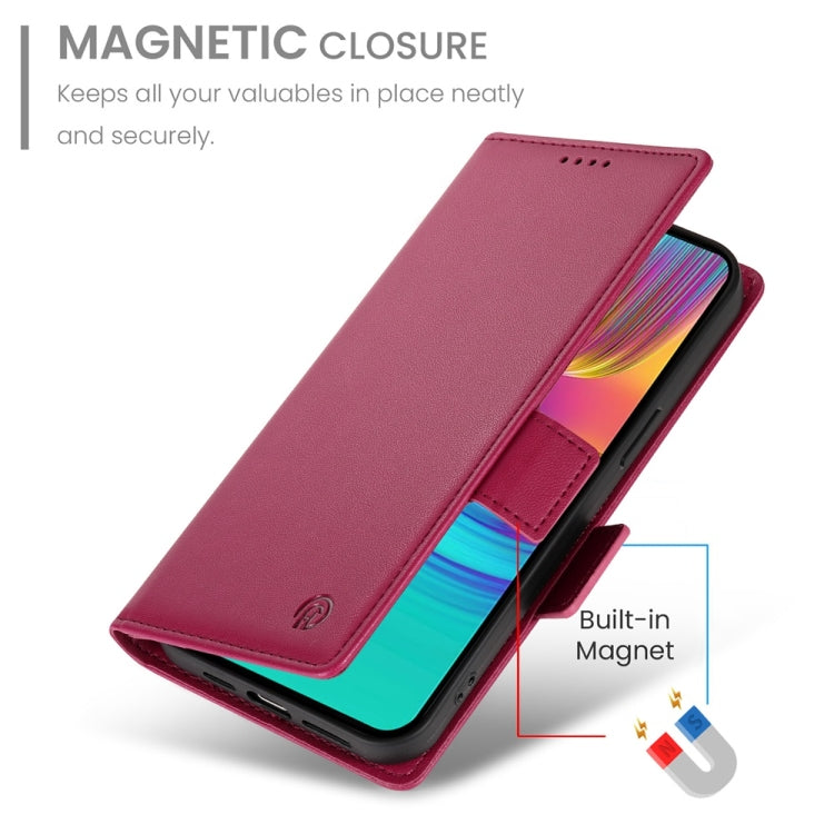 For Samsung Galaxy A16 5G Side Buckle Magnetic Frosted Leather Phone Case