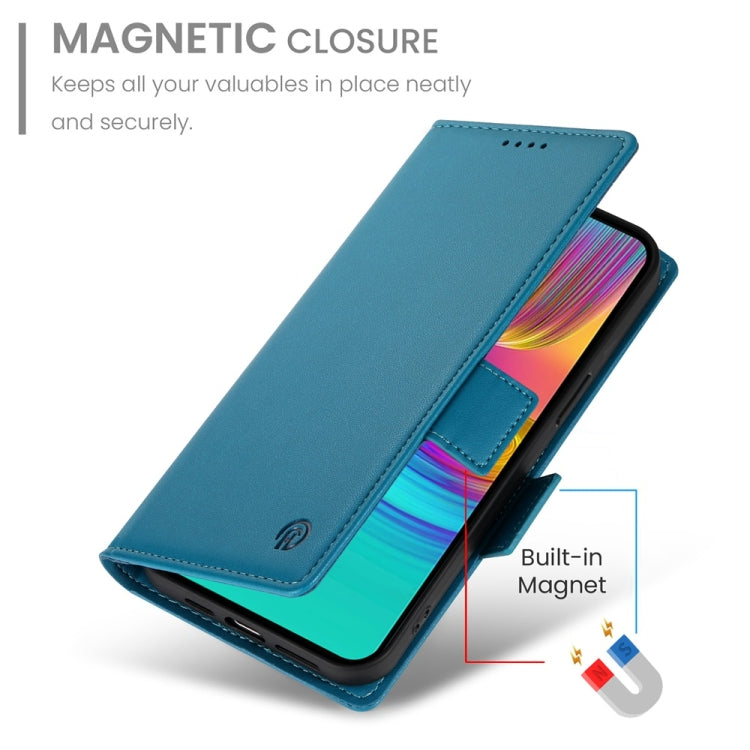 For Samsung Galaxy A16 5G Side Buckle Magnetic Frosted Leather Phone Case