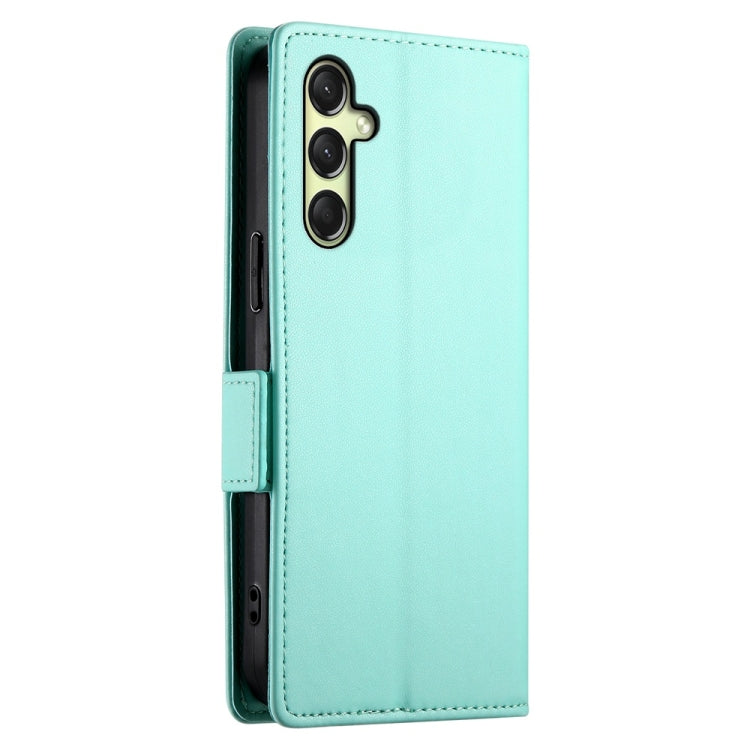 For Samsung Galaxy A16 5G Side Buckle Magnetic Frosted Leather Phone Case
