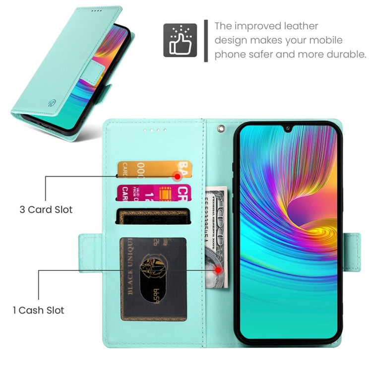For Samsung Galaxy A16 5G Side Buckle Magnetic Frosted Leather Phone Case