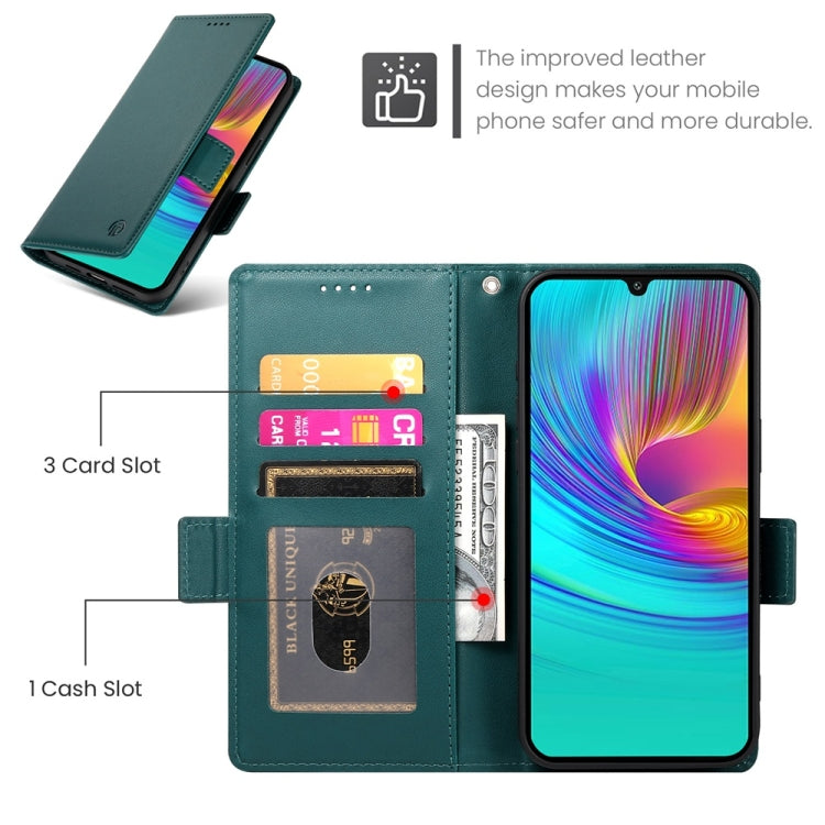 For Samsung Galaxy A16 5G Side Buckle Magnetic Frosted Leather Phone Case