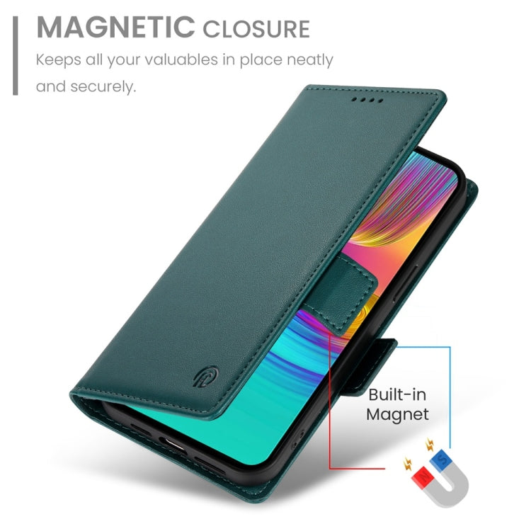 For Samsung Galaxy A16 5G Side Buckle Magnetic Frosted Leather Phone Case