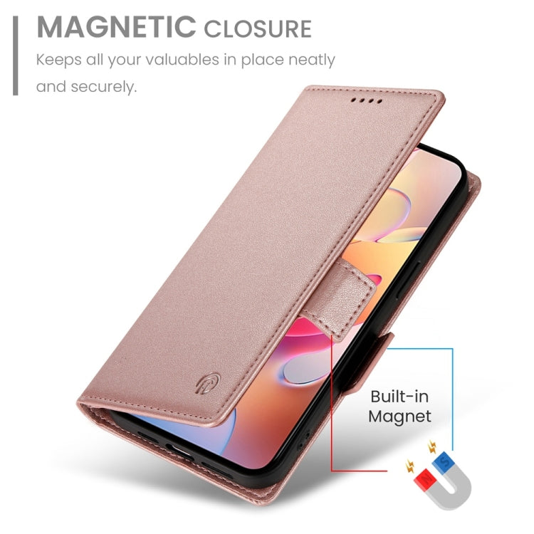 For Samsung Galaxy A36 Side Buckle Magnetic Frosted Leather Phone Case