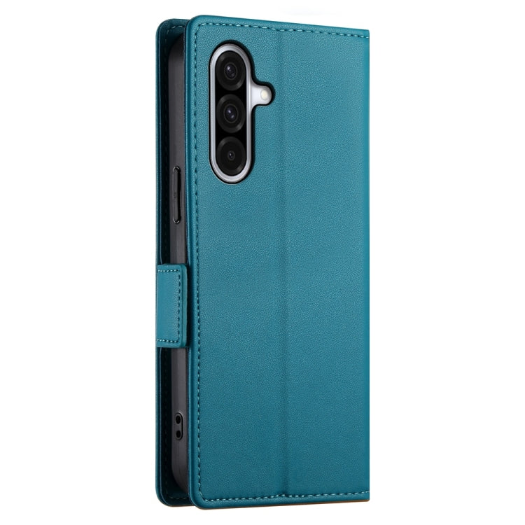 For Samsung Galaxy A36 Side Buckle Magnetic Frosted Leather Phone Case