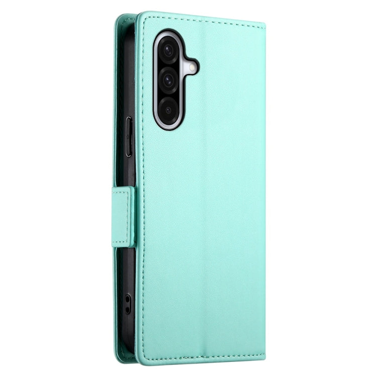 For Samsung Galaxy A36 Side Buckle Magnetic Frosted Leather Phone Case