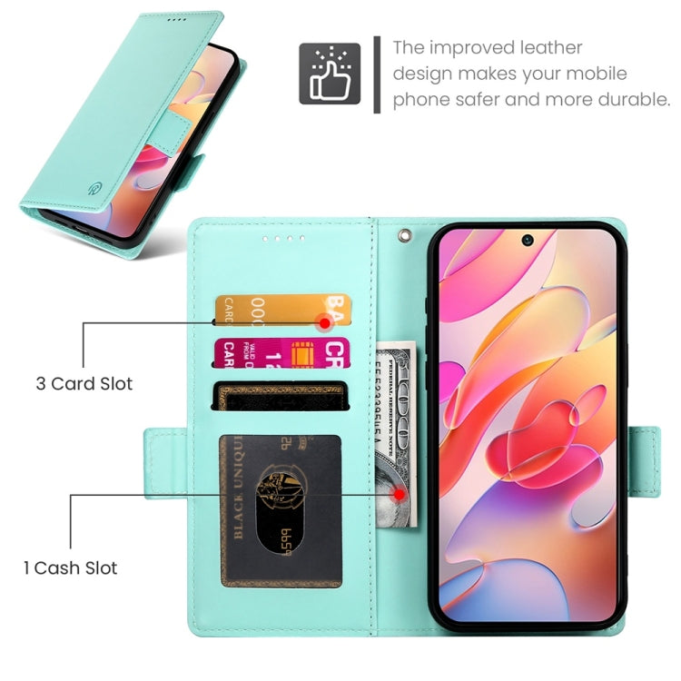 For Samsung Galaxy A36 Side Buckle Magnetic Frosted Leather Phone Case