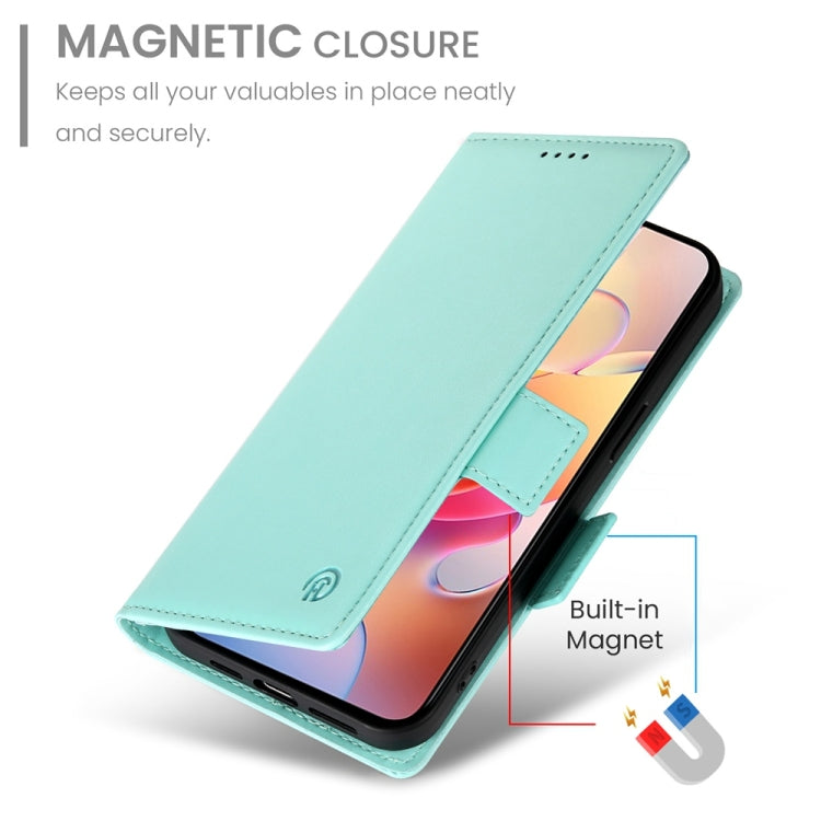 For Samsung Galaxy A36 Side Buckle Magnetic Frosted Leather Phone Case