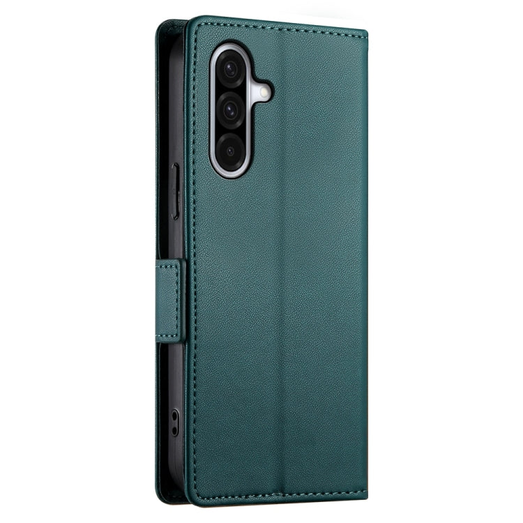 For Samsung Galaxy A36 Side Buckle Magnetic Frosted Leather Phone Case