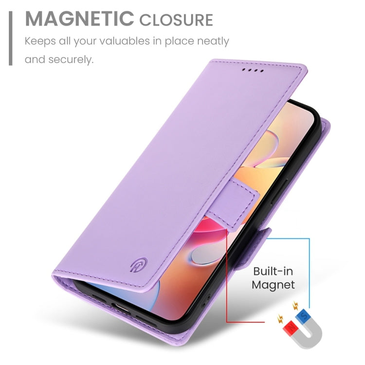 For Samsung Galaxy A36 Side Buckle Magnetic Frosted Leather Phone Case