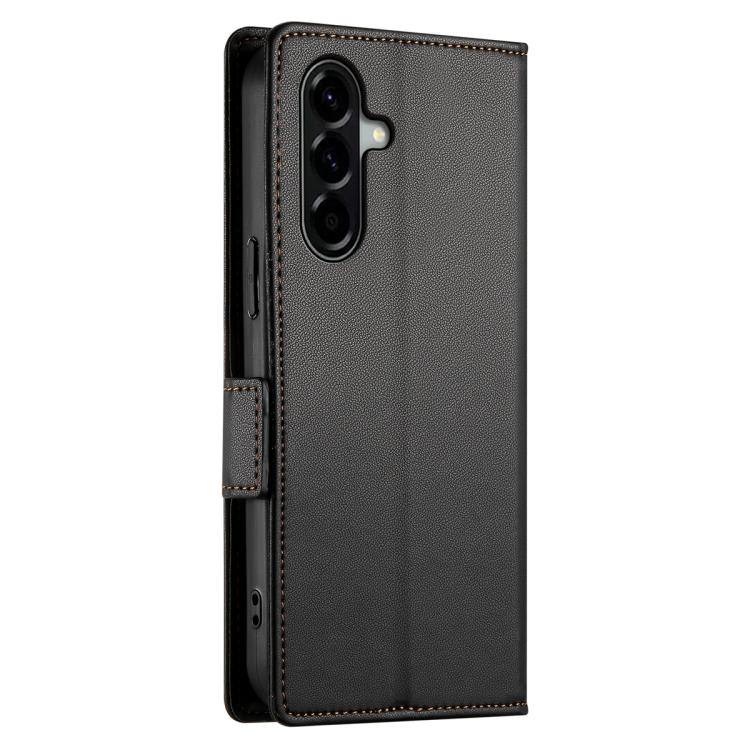 For Samsung Galaxy A57 5G Side Buckle Magnetic Frosted Leather Phone Case