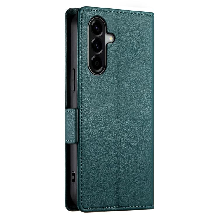 For Samsung Galaxy A57 5G Side Buckle Magnetic Frosted Leather Phone Case