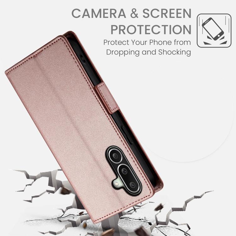 For Galaxy A27 5G Side Buckle Magnetic Frosted Leather Phone Case