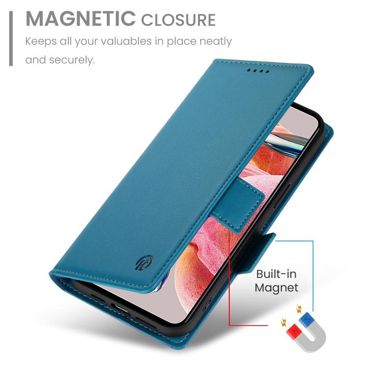 For Galaxy A27 5G Side Buckle Magnetic Frosted Leather Phone Case