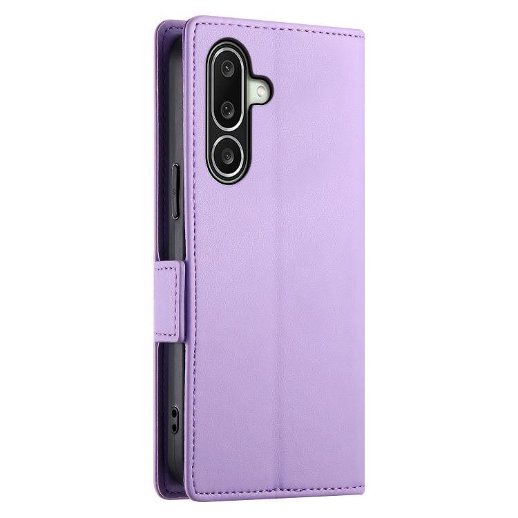 For Galaxy A27 5G Side Buckle Magnetic Frosted Leather Phone Case