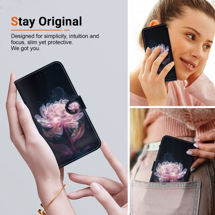 For Xiaomi Redmi 13 4G Crystal Texture Colored Drawing Leather Phone Case