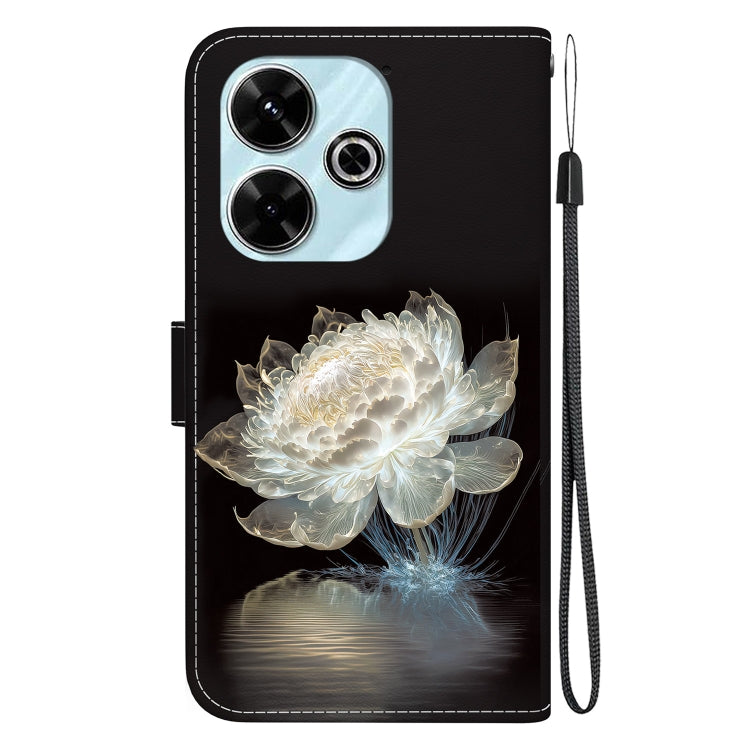 For Xiaomi Redmi 13 4G Crystal Texture Colored Drawing Leather Phone Case
