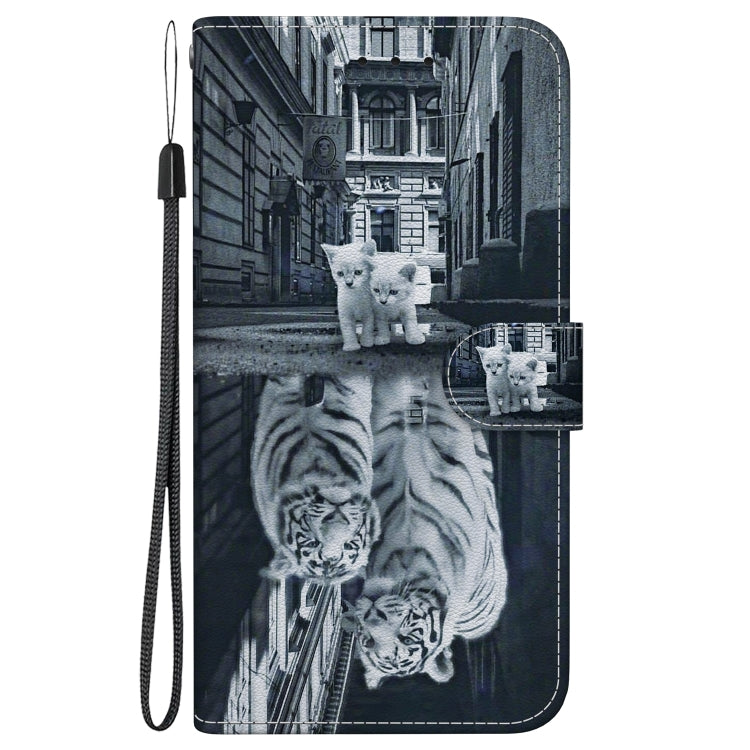 For Xiaomi Redmi 13 4G Crystal Texture Colored Drawing Leather Phone Case