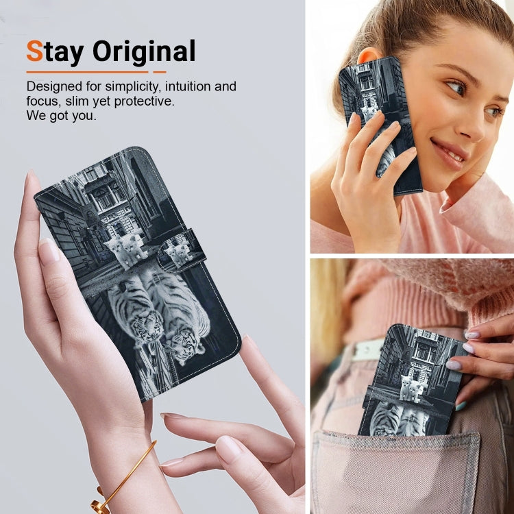 For Xiaomi Redmi K70 Pro / K70 Crystal Texture Colored Drawing Leather Phone Case