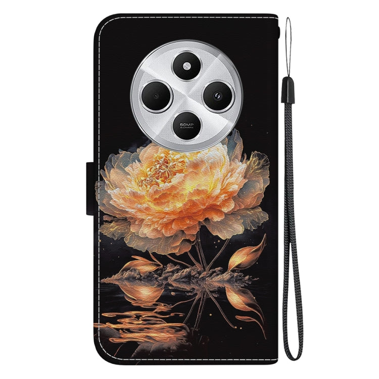 For Redmi 14C 4G Crystal Texture Colored Drawing Leather Phone Case