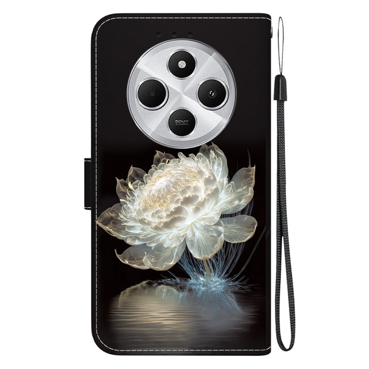 For Redmi 14C 4G Crystal Texture Colored Drawing Leather Phone Case