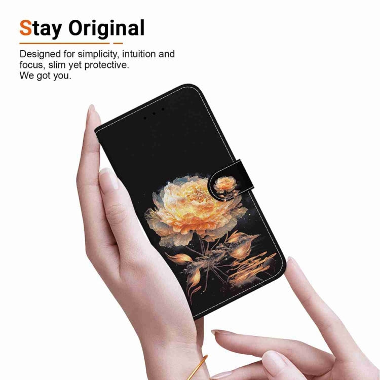 For Redmi Note 14 5G Crystal Texture Colored Drawing Leather Phone Case