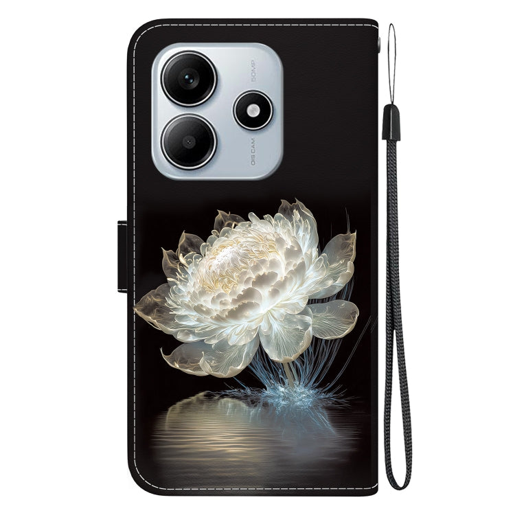 For Redmi Note 14 5G Crystal Texture Colored Drawing Leather Phone Case