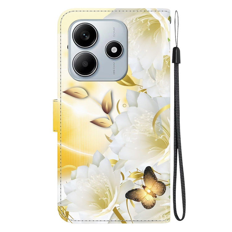 For Redmi Note 14 5G Crystal Texture Colored Drawing Leather Phone Case