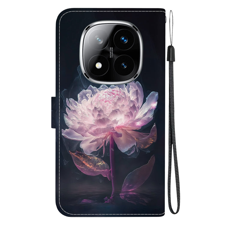 For Redmi Note 14 Pro / Note 14 Pro+ 5G Crystal Texture Colored Drawing Leather Phone Case