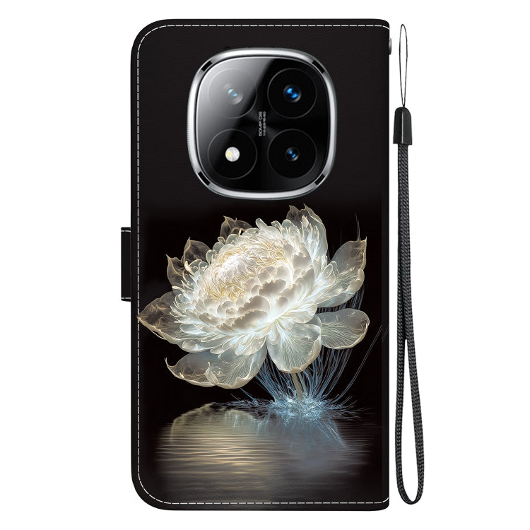 For Redmi Note 14 Pro / Note 14 Pro+ 5G Crystal Texture Colored Drawing Leather Phone Case