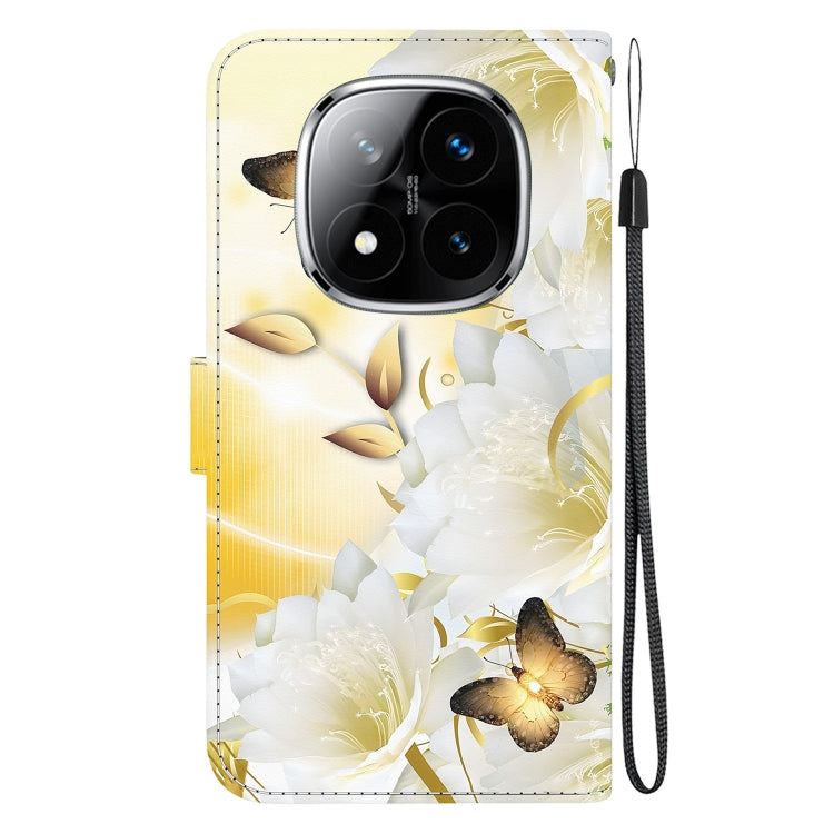 For Redmi Note 14 Pro / Note 14 Pro+ 5G Crystal Texture Colored Drawing Leather Phone Case