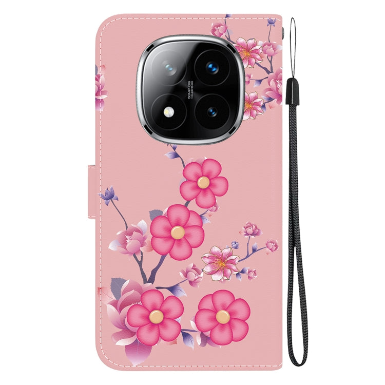 For Redmi Note 14 Pro / Note 14 Pro+ 5G Crystal Texture Colored Drawing Leather Phone Case