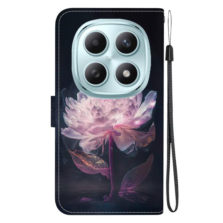 For Redmi Note 15 4G / 5G Global 164mm / Poco M8 5G Crystal Texture Colored Drawing Leather Phone Case