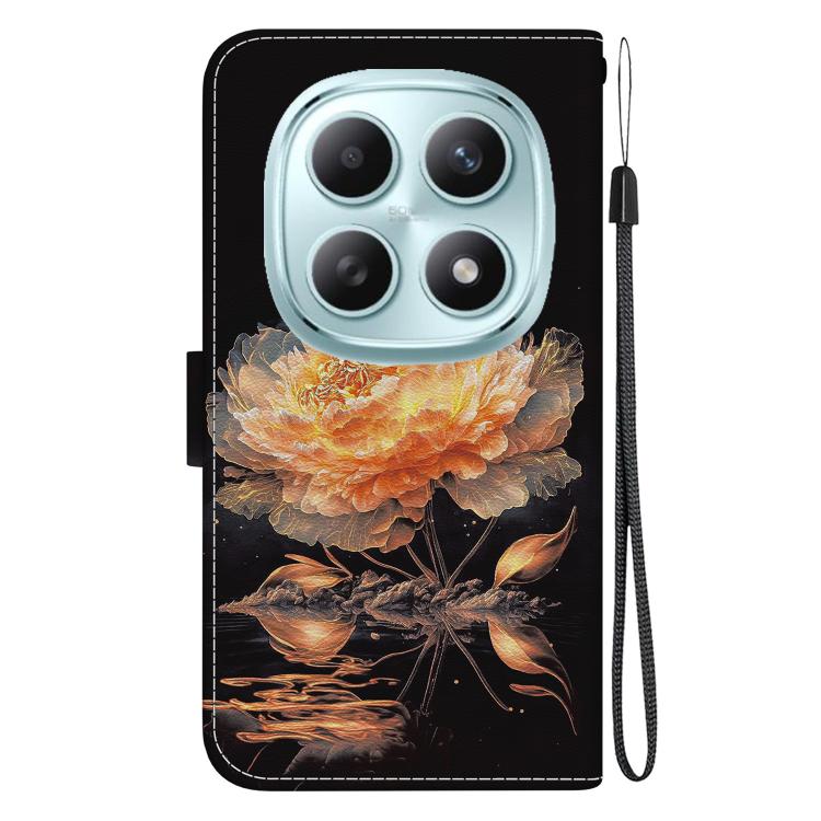For Redmi Note 15 4G / 5G Global 164mm / Poco M8 5G Crystal Texture Colored Drawing Leather Phone Case