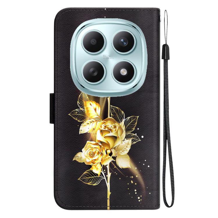 For Redmi Note 15 4G / 5G Global 164mm / Poco M8 5G Crystal Texture Colored Drawing Leather Phone Case