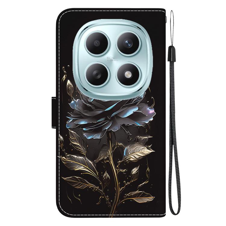 For Redmi Note 15 4G / 5G Global 164mm / Poco M8 5G Crystal Texture Colored Drawing Leather Phone Case
