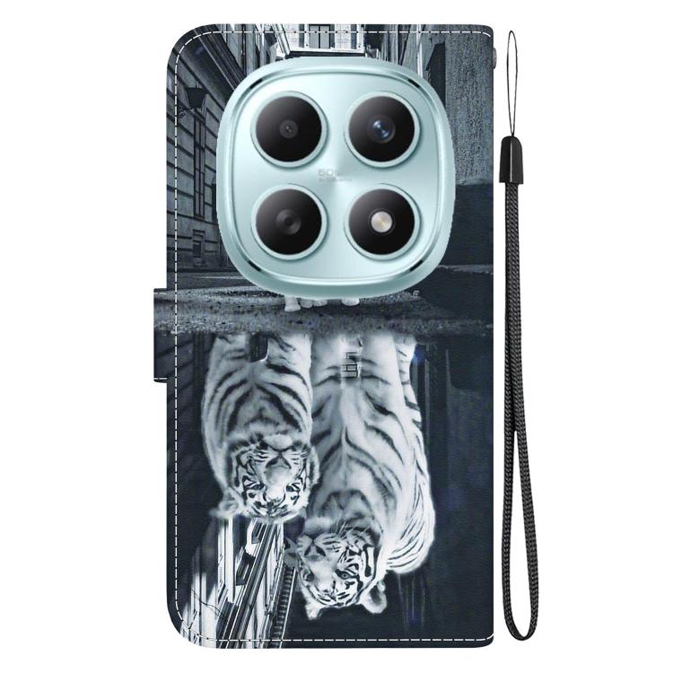 For Redmi Note 15 4G / 5G Global 164mm / Poco M8 5G Crystal Texture Colored Drawing Leather Phone Case