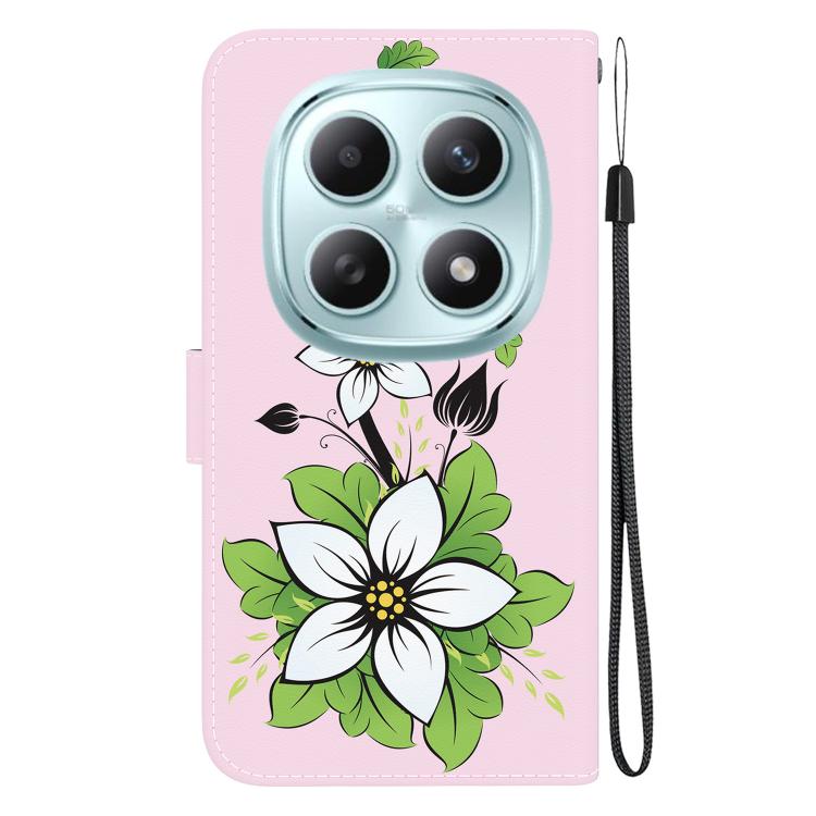 For Redmi Note 15 4G / 5G Global 164mm / Poco M8 5G Crystal Texture Colored Drawing Leather Phone Case