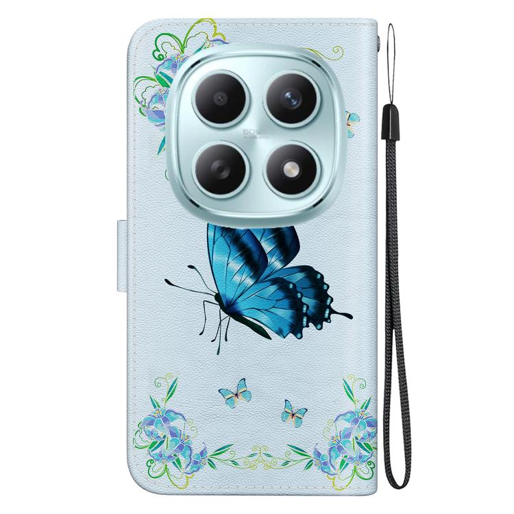 For Redmi Note 15 4G / 5G Global 164mm / Poco M8 5G Crystal Texture Colored Drawing Leather Phone Case