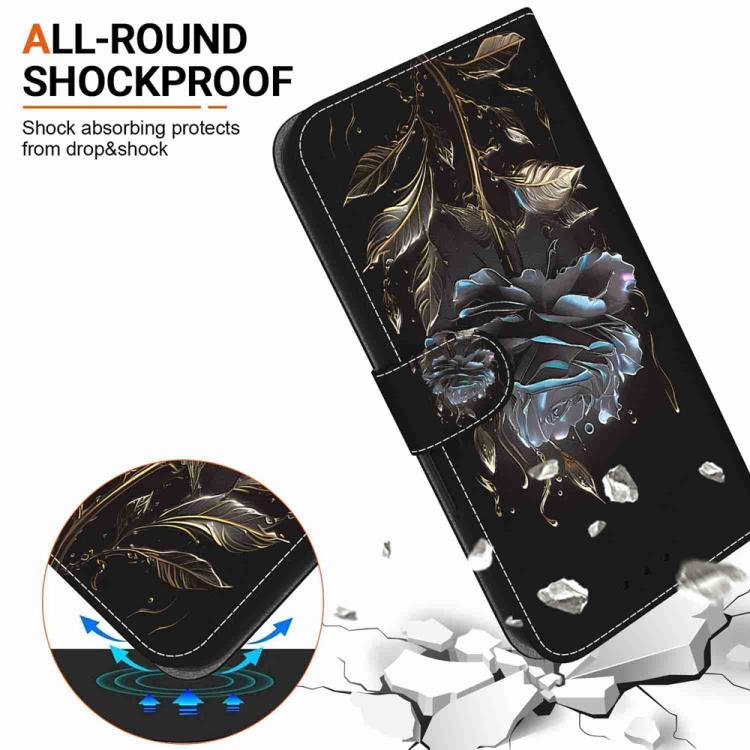 For Redmi Note 15 Pro 5G Global 163.6mm Crystal Texture Colored Drawing Leather Phone Case