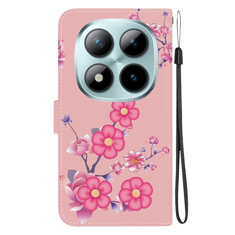 For Redmi Note 15 Pro 5G Global 163.6mm Crystal Texture Colored Drawing Leather Phone Case