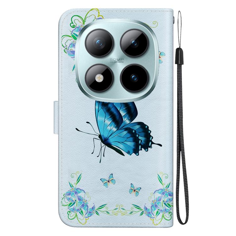 For Redmi Note 15 Pro 5G Global 163.6mm Crystal Texture Colored Drawing Leather Phone Case
