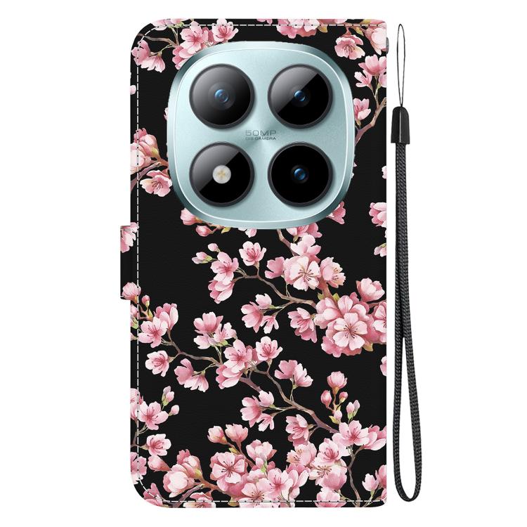 For Redmi Note 15 Pro+ 5G 163.3mm / Poco M8 Pro 5G Crystal Texture Colored Drawing Leather Phone Case