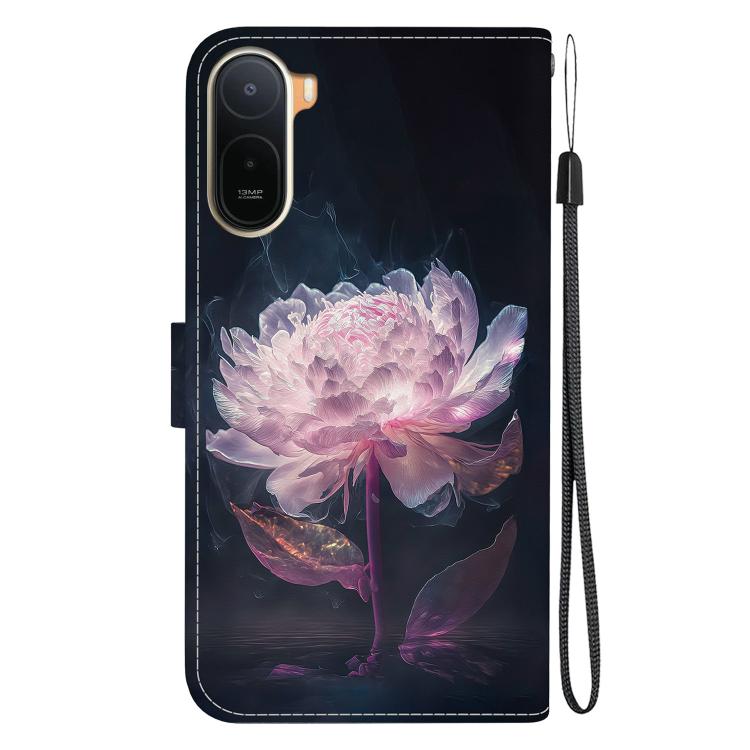 For Redmi A7 Pro 4G / 5G 171mm / Poco C85x 5G Crystal Texture Colored Drawing Leather Phone Case