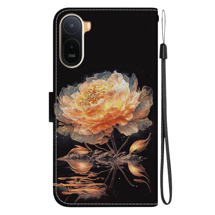 For Redmi A7 Pro 4G / 5G 171mm / Poco C85x 5G Crystal Texture Colored Drawing Leather Phone Case