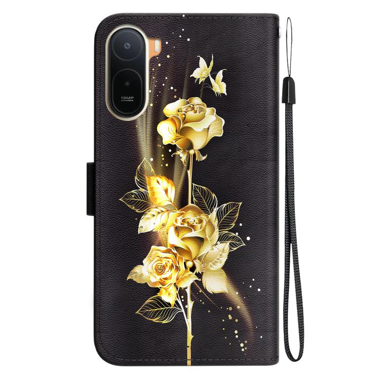 For Redmi A7 Pro 4G / 5G 171mm / Poco C85x 5G Crystal Texture Colored Drawing Leather Phone Case