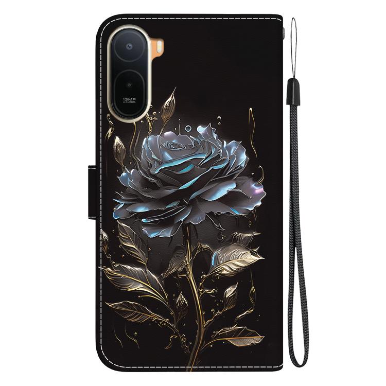 For Redmi A7 Pro 4G / 5G 171mm / Poco C85x 5G Crystal Texture Colored Drawing Leather Phone Case