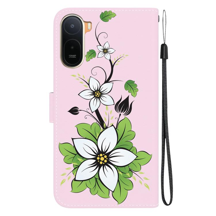For Redmi A7 Pro 4G / 5G 171mm / Poco C85x 5G Crystal Texture Colored Drawing Leather Phone Case